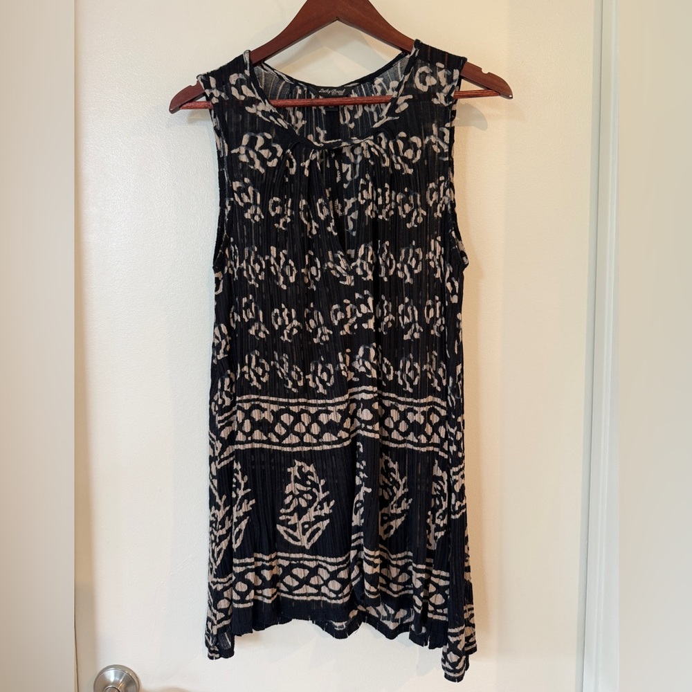 Lucky Brand Boho Keyhole Tunic